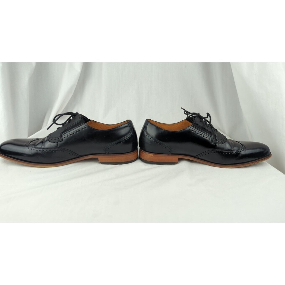 Stacy Adams Men's Sullivan Wingtip Oxford Dress Shoes Memory Foam Black 8.5 - Picture 11 of 16